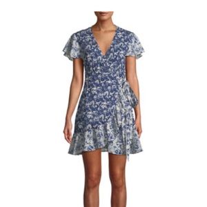 Ba&sh Floral Wrap Dress Size 1